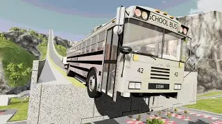 Epic Custom Buses Jumps VS Spinner | Cars Test Dummy