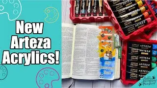 Arteza Acrylic Paint Vs  Golden, Apple Barrel, and more
