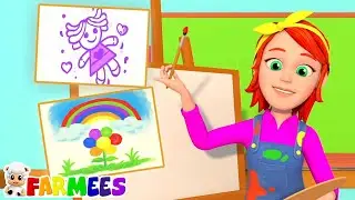 Farben Lied P&auml;dagogisches Vorschul Video und mehr Klassische Reime von Farmees