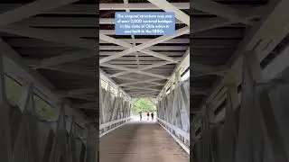 Exploring Summit County's only covered bridge!