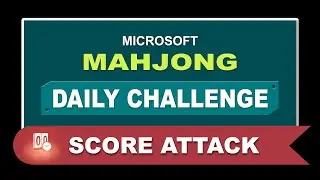Microsoft Mahjong Daily Challenge January 20, 2026 | Score Attack - Hard