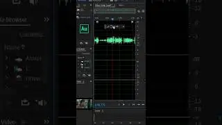 Fixing a stereo track with a muted channel #adobeaudition #trending #trendingshorts