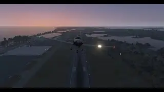 XP11 | Cessna/Columbia 400 — KEYW-KMTH Sunset Flight