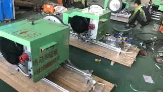 22kw high-power electric wire saw for cutting iron, 18.5KW wireless remote control wire saw, dust-