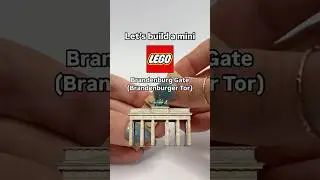 How to build Berlin&lsquo;s biggest tourist attraction out of LEGO! 🏙️ #brandenburgertor #legomoc