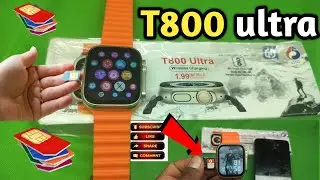 How to insert sim card 😱 in T800 ultra smart watch ✅️ #video #videoviral #smartwatch
