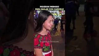 Pidieron permiso para bailar con carmelo