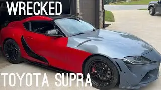 I GOT A WRECKED 2021 TOYOTA SUPRA! | part 2 |