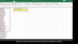 how to add a drop down list to an excel cell @EXCEL