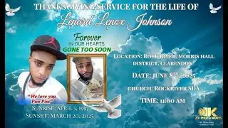 THANKSGIVING SERVICE FOR THE LIFE OF LENARD LENOX JOHNSON