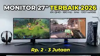 5 Rekomendasi MONITOR 27 inch TERBAIK 2025 Cocok Untuk GAMING dan EDITING!