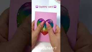 Diy squishy slime gift card  ✨ subscribe if you like it