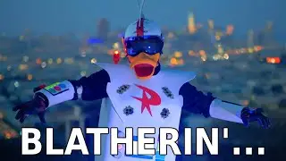 Gizmoduck is here! Amazing Electric Wheel Costume From Duck Tales