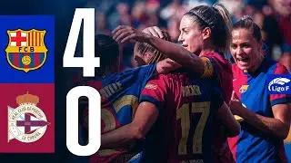 LIGA F | FC BARCELONA 4 vs 0 DEPORTIVO 🔵🔴