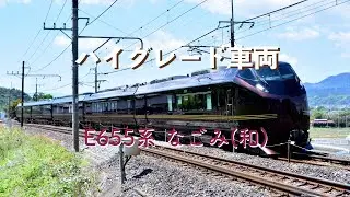 ハイグレード車両 &minus; E655系 なごみ(和) 団臨 #ハイグレード車両  #E655系なごみ(和) #団臨 #JR東日本 #上越線 #鉄道動画