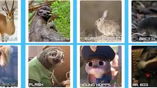 Zootopia Characters in Real Life: Real Animals vs. Animation Side-by-Side