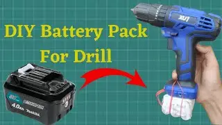 How to Make Rechargeable Drill Battery at home | DIY Lithium Drill Battery