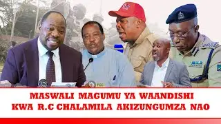 MASWALI MAGUMU YA WANDISHI KWA R.C CHALAMILA WAKATI  AKIZUNGUMZA NAO,AJIBU HOJA MBALI MBALI