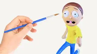 I Sculpted Morty Smith from Clay (By Hand)