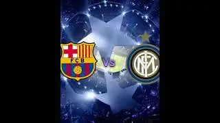 FCBarcelona vs Inter(11 vs 11) #футбол