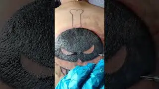 Whitebeard Pirate Logo || 1st Tattoo Timelapse