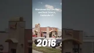 Abandoned Ray's Muffler and Sonic Drive In,Centerville UT.