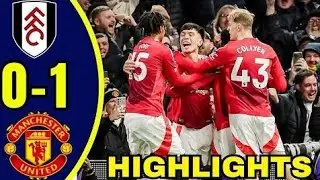 lisandro martinez goal - Manchester United vs Fulham | Premier League Highlights