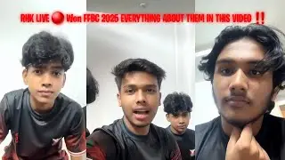 RHK LIVE 🔴 AFTER WON FFBC 2025 ‼️