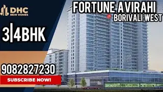 Fortune Avirahi Borivali |Spacious 2bhk 3bhk in borivali | #borivali #mumbai Virtual tour #india