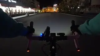 Gravel Bike - Author Ronin - Night Cycling