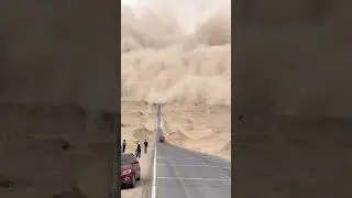 Sandstorm Devastation: Witnessing Destruction in the Sand Dunes