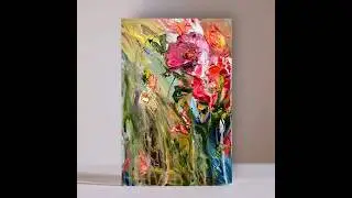 Vibrant Impasto Oil Flowers 🌸 | Original Textured Oil Painting