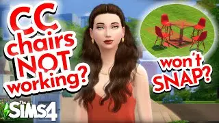 Sims 4 CC CHAIRS NOT WORKING / NOT SNAPPING to DESK / TABLE after Sims 4 March 2021 Update! TS4 2021