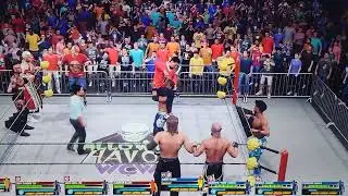 Men's 8 man tag match WWE 2k25 Thursday January 1st 2026