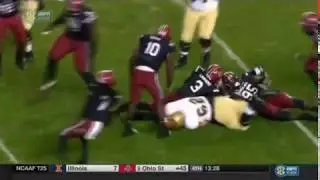 2017 USC vs Wofford - Dante Sawyer Forced Fumble, TJ Brunson Recovery
