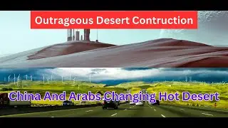 Outrageous Desert Construction  China And Arabs Changing Hot Desert