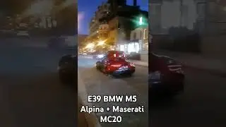 Toronto Carspotting Yorkville | BMW M5 + Maserati MC20