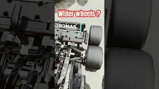 LEGO Technic MOD Mercedes #42171 WIDER rear wheels Fix #lego #tutorial #formula1