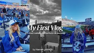 First Vlog!! I BYU vs UT I