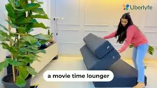 uberlyfe 3 Seater Sofa Cum Bed | #viral #homerenovationideas #renovation #ytshorts