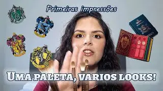 TESTANDO COLEÇÃO HARRY POTTER DA QUEM DISSE BERENICE? Paleta e pinceis!!! - Juliana Lora