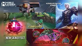 New MLBB Update! Revamped Grock Gameplay, Alucard Skin Update, and a New Dinosaur-Themed Map