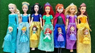Disney Princess Doll Makeover ~ DIY Miniature Ideas for Barbie - Wig, Dress, Faceup, andMore! DIY