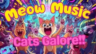 Meow Meow MUSIC VIDEO! Kids cool cat animation!