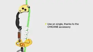 Petzl ZIGZAG&reg; PLUS - Mechanical Prusik with high-efficiency swivel, for tree care