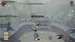 [PS5] MHRise - GS - Furious Rajang Arena Solo - 1'11