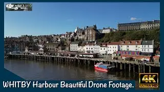 Stunning Whitby Harbour Aerial Views | Amazing Drone Video