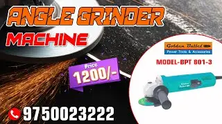 Golden Bullet Angle Grinder BPT801-3 | 4 Inch Heavy Duty Angle Grinder Golden Bullet #anglegrinder