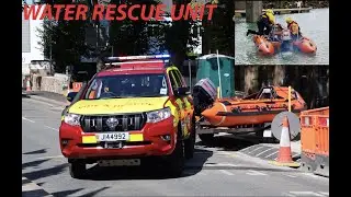 RARE - St. Helier Inshore Rescue Boat Responding to Ocean Emergency - Jersey Fire & Rescue Service