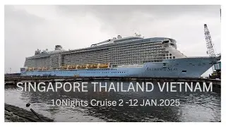 PORT OF DANANG - ANTHEM OF THE SEAS 10JAN2025 A RAINY CHILLING DAY!